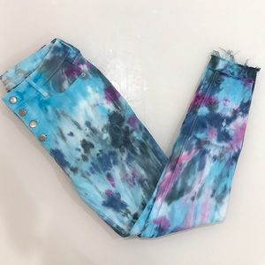 Old Navy Tie Dye Rockstar Super Skinny Jeans